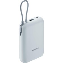 1001 Power Bank 10000MAH (Entegre Kablo) Bej