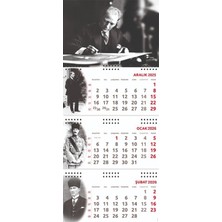 1001 2026 Atatürk Gemici Duvar Takvimi - Imza