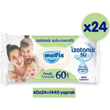 1001 Izotonik Sulu Islak Mendil Ferah Temizlik 1440 Adet