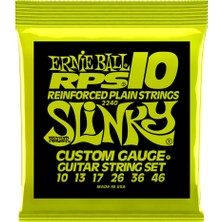 1001 Normal Slinky Rps Nikel Yara Elektro Gitar Telleri, Ölçü 10-46