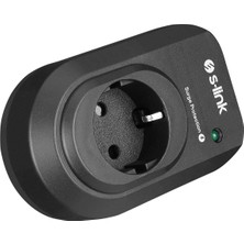 1001 S-Link Sl-06 Tekli Akım Korumalı Priz 16A 3500W 450 Joule Çocuk Koruma