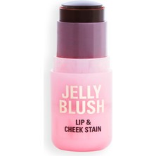 1001 Revolution, Jelly Blush Stick Dudak ve Yanak Lekesi, Hyaluronik Asit ve Aloe ile Uzun Ömürlü ve Y