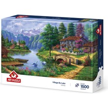 1001 Göl Köy 1500 Parça Puzzle