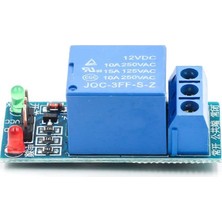 1001 Tek Kanallı 12V Röle Modülü Tekli Röle Kartı 1 Kanal Arduino
