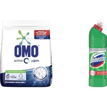 1001 Active Oxygen Toz Çamaşır Deterjanı Beyazlar Için, 4.5 Kg(1) Domestos Yoğun Kıvamlı Çamaş�