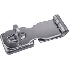 1001 221130-1 - 2-11/16" U x 1-1/16" W Paslanmaz Çelik Döner Hasp, Gümüş