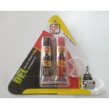 Del Glue Ikiz Metal Iran Yapıştırıcı 10'lu Paket Çelik, Demir, Fayans, Granit, Taş, Sert Pl
