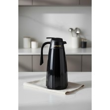 1001 Velana Cam Termos Siyah 1.5 Litre