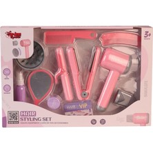 1001 LD-338B Sesli Işıklı Kuaför Set