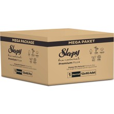 1001 Bio Natural Premium Plus Hijyenik Ped Mega Paket Normal 46X12 (552 Adet)