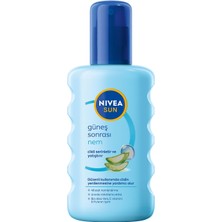 1001 Sun Ferahlatıcı Güneş Sonrası Vücut Spreyi 200ML, Nemlendirici, Aloe Vera, Hyaluron