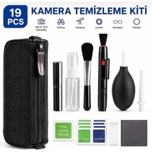 Profesyonel Kamera Lens Temizlik Seti 19 Parça | Dslr Slr Aynasız Kamera, Dürbün, Teleskop ve Op