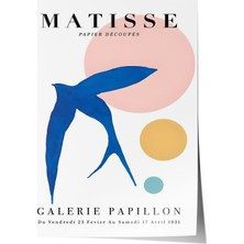 1001 Çerçevesiz Poster Uçan Kuş Figürü – Matisse Galeri Salon Dekoru Poster 101935, 21 x 30