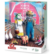 1001 Kedi Çiftliği 260 Parça Puzzle
