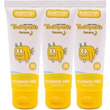 1001 Doğal Muzlu Florürsüz Diş Macunu 3'lü Set 50 gr