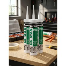 1001 Henkel Ceresit Cs 225 Şeffaf Genel Amaçlı Silikon 280 ml - 3'lü Avantaj Paketi