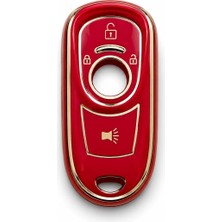 1001 Autohan Keys Astra K ve Insignia Grand Uyumlu Anahtarsız Çalıstırma Nano Anahtar Kılıfı Kırm