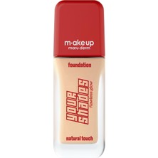 1001 Make Up Maruderm Pürüzsüz Görünüm Sağlayan Yarı Mat Bitişli Uzun Süre Kalıcı Fondöten 5