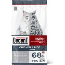 1001 Decent Premium Tavuklu ve Pirinçli Yetişkin Kedi Maması 15 kg