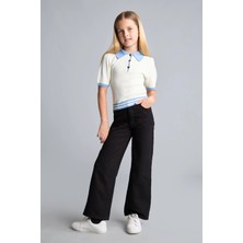 DeFacto Wide Leg Geniş Paça Gabardın Normal Bel Düz Paça Pantolon H9668A826AU
