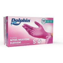 1001 Pembe Nitril Eldiven Pudrasız (S) 100'LÜ Paket