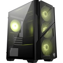 1001 Mag Forge M110R Aırflow Temperli Cam 3X120MM 1X120MM Argb Fan Matx Gaming Bilgisayar Kasası