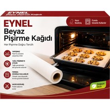 1001 Hazır Kesilmiş Doğal Beyaz Pişirme Kağıdı, Fırında Pişirme Beyaz Mutfak Kağıdı (37X40 C