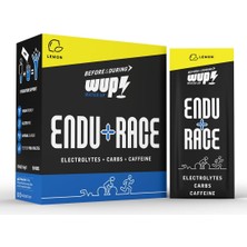 1001 Endu+Race, Sodyum, Potasyum, Magnezyum, Kafein, Limon Aromalı, 15 Saşe Toz Efervesan