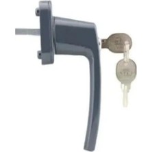 1001 Std Anahtarlı Kilitlenebilir Alüminyum Pvc Pimapen Kolu (Antrasit Gri)