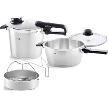 1001 Vitavit Premium Mat 6+3,5 Litre Düdüklü Tencere Set