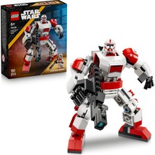 1001 Star Wars Klon Şok Trooper Robotu 75448 | 6 Yaş ve Üzeri Kız ve Erkek Çocuklar Için Duruşu Ay
