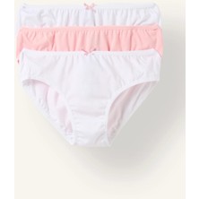 DeFacto %100 Pamuk 3'lü Slip Külot Set Kız Çocuk I5747A826AU