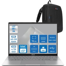 1001 Vivobook S14 Intel Core 5 210H 40GB Ddr5 4tb SSD Intel UHD Graphics 14" Wuxga IPS 60Hz 300NITS Windo