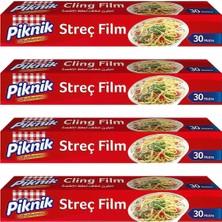 1001 Piknik Streç Film 30 M - 4'lü Paket