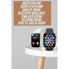 Hace Bazaar 1.83 Inç Akıllı Saat Android ve Ios Uyumlu Çağrı Cevaplayabilen Adımsayar Gps Takibi