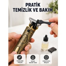tp Erkek Bakım Tıraş Makinesi 1500 Mah Lityum Batarya 1 mm 2 mm 3 mm Taraklı - Lisinya