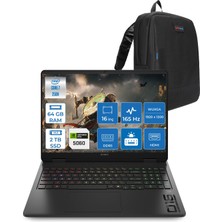 1001 Omen Gaming Laptop Intel Core 7 250H Aı 64GB Ddr5 2tb SSD 8GB/RTX5060 Gddr7 16" 165 Hz, 3 Ms IPS 40