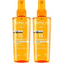 1001 Sun Care Bronzlaştırıcı Yağ 200 ml 15 Spf (2 Paketi)