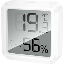 1001 Dijital Sıcaklık ve Nem Ölçer LCD Ekranlı Termometre Higrometre Iç Ortam Isı ve Nem Gösterg