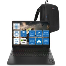 1001 Omen Gaming Laptop Intel Core 7 250H Aı 32GB Ddr5 4tb SSD 8GB/RTX5060 Gddr7 16" 165 Hz, 3 Ms IPS 40
