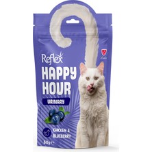 1001 Happy Hour Üriner Sistem Destekleyici Kedi Ödül Mamasi 60 gr Tekli Paket
