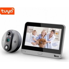 1001 Pd-20 Akıllı Kapı Zili – LCD Ekranlı, Hareket Sensörlü, Mobil Uyumlu