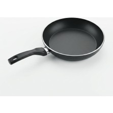 1001 26 cm Buz Tava - Koyu Yeşil/siyah Yanmaz Yapışmaz Granit Efektli Omlet ve Krep Tavası