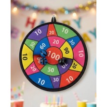 tp Güvenli Dart Oyunu Çocuklara Özel Cırtlı Toplu Hedef Tahtası Oyunu - Lisinya
