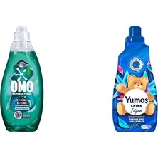 1001 Express Fresh Kötü Koku Karşıtı Beyaz & Renkliler Sıvı Çamaşır Deterjanı 1480 ml +Yumoş