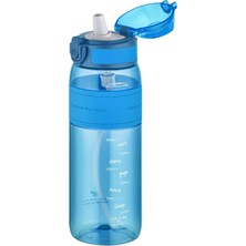 1001 Fiftyfifty Pipetli(Isırılamaz) 600 ml Silikon Gövde Tritan Su Matarası