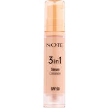 1001 Cosmetics 3 In 1 Serum Concealer Spf 50 00 Light Nemlendirici ve Aydınlatıcı Göz Altı Kapatıc�