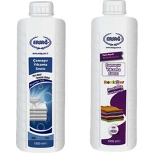 1001 Çamaşır Yıkama Sıvısı (Beyazlar + Renkliler Için 2li Set) 1000 ml