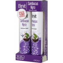 1001 Efervit Sambucus Nigra 20 Eff Tablet 2.%50 Indirimli