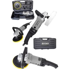 1001 Alman 2800 Watt Profesyonel 6 Kademe Devir Ayarlı Sjs Metal Şanzıman Pasta Cila Polisaj Makinesi